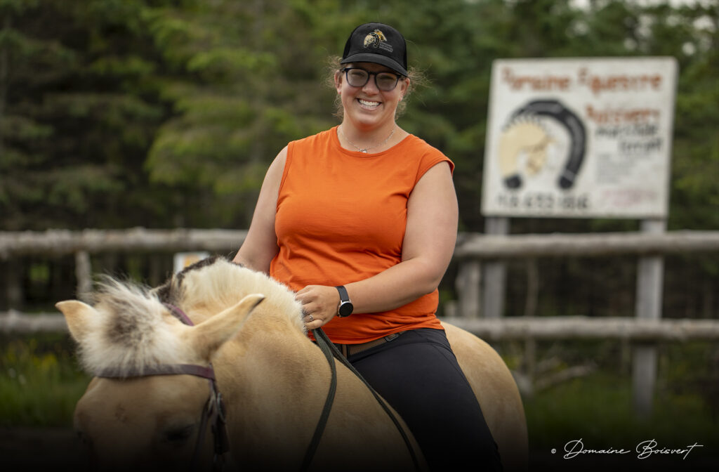 Jenny Boisvert, Propriétaire du Domaine Équestre Boisvert